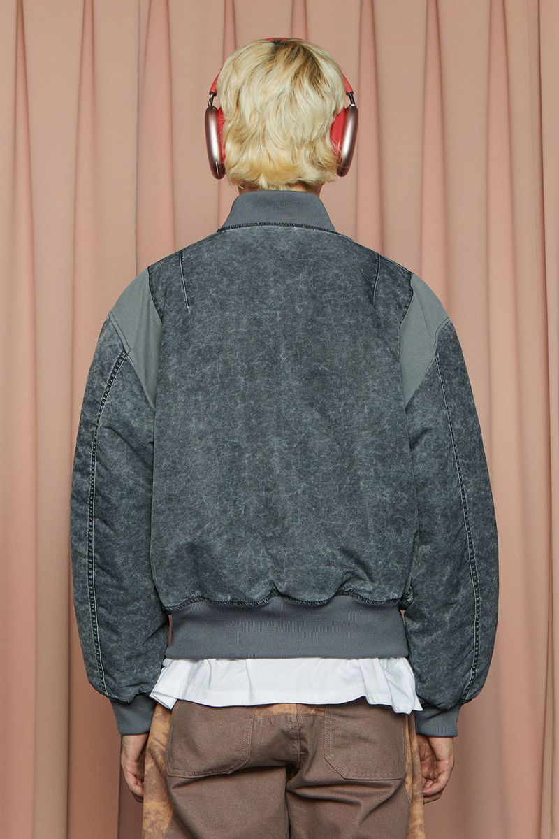 PIGMENT MA-1 JUMPER / CHARCOAL