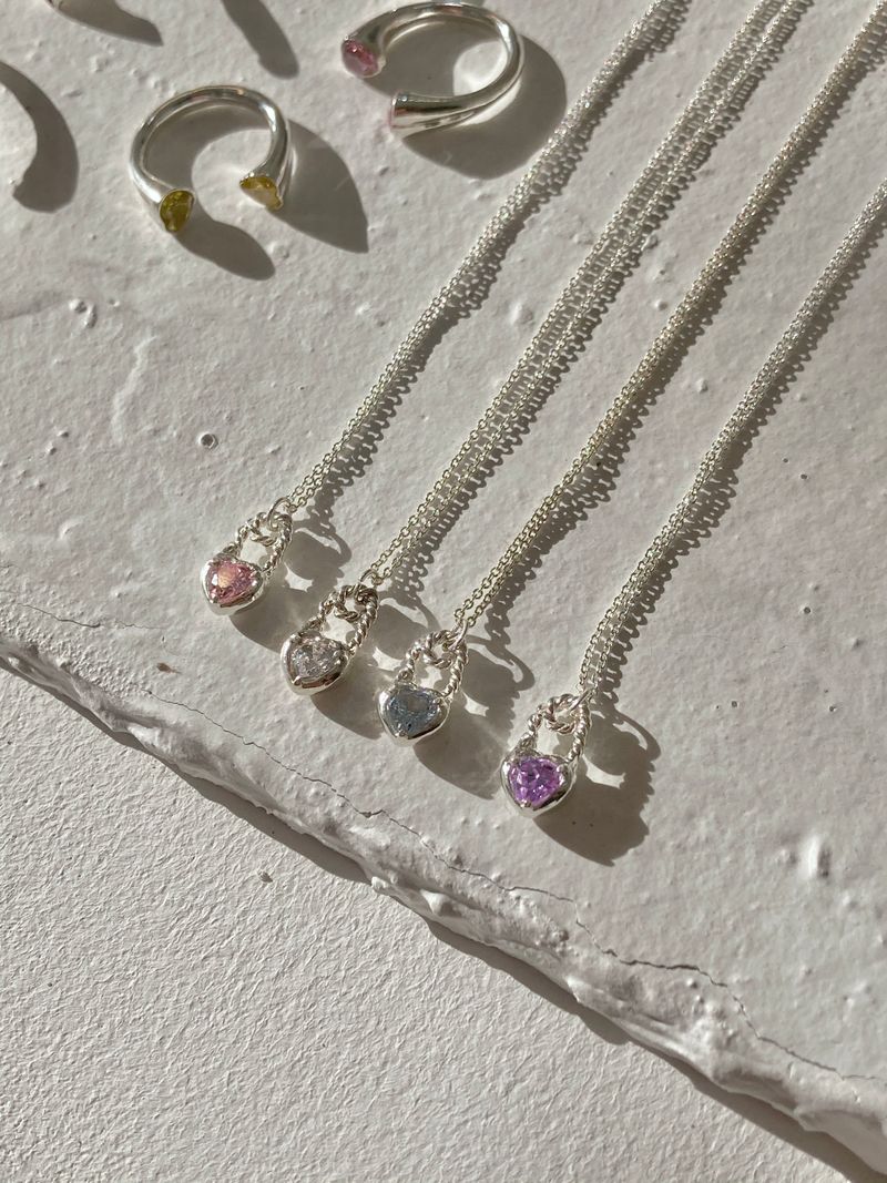 Heart Clip Necklace