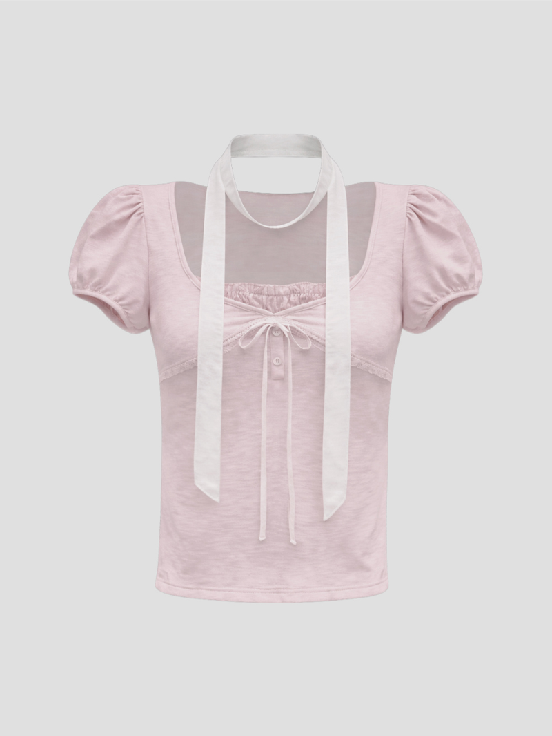 Vela Frill Strap T-shirt