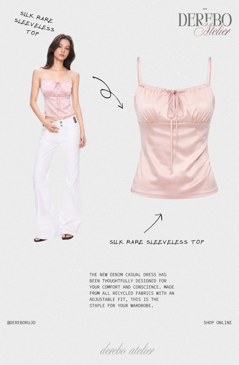 silk rare sleeveless top