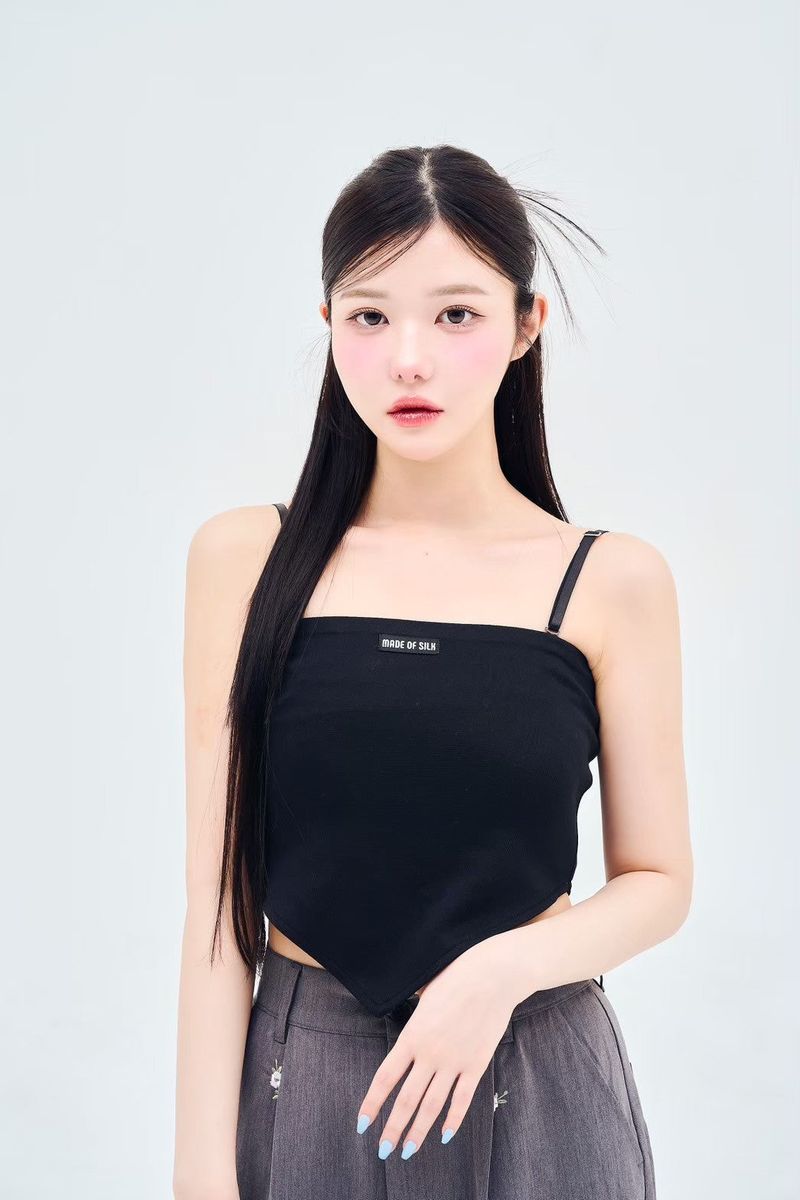 bandana hem top camisole