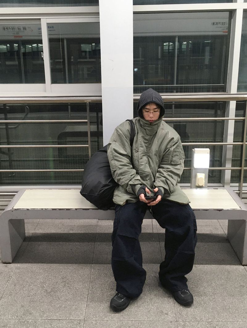 No.1548 nylon parka F JK