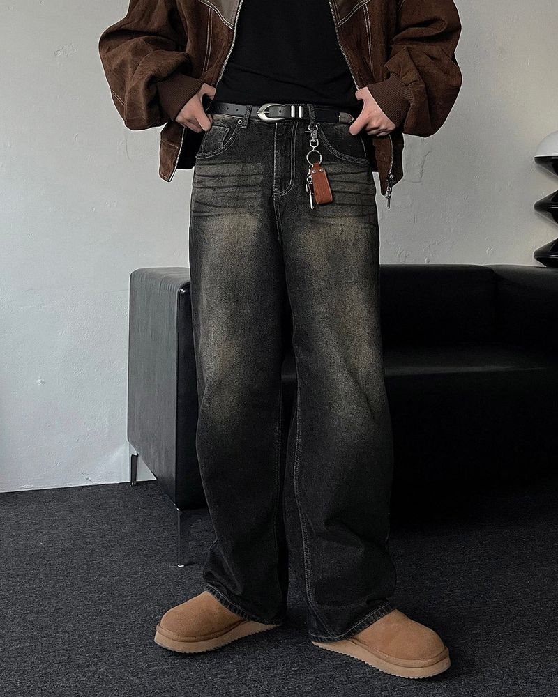 COZINESS（コジネス）の「TR2469 Oil Wide Denim Jeans (XS ~ L)（Pants）」
