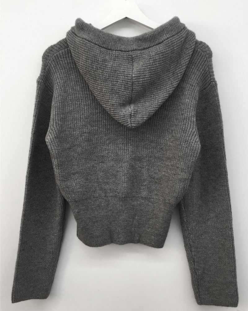 Knit Hoodie Zip-Up (3color)