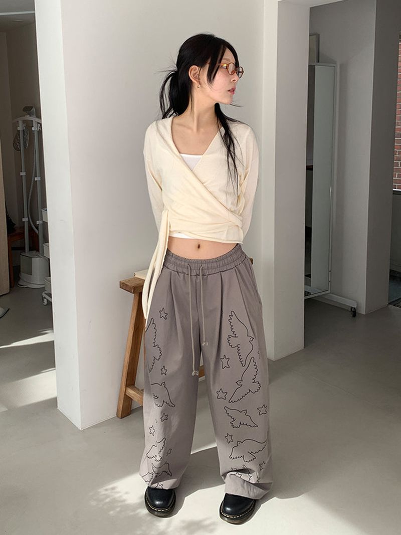 BIRD TUCK BANDING SLACKS (2C)