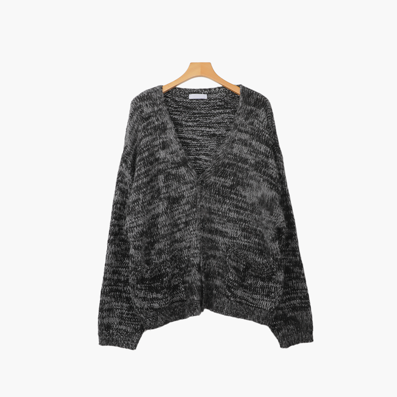 Acon Mohair Brush Cardigan (3color)