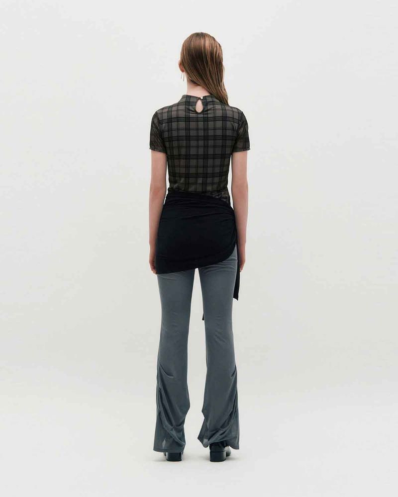 Layered Wrap Tie _ BLACK