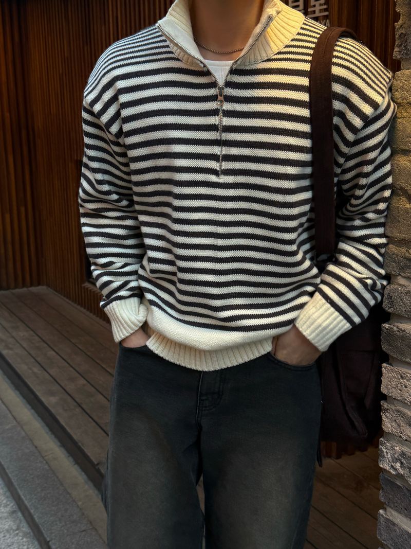 Haim half zip up knit