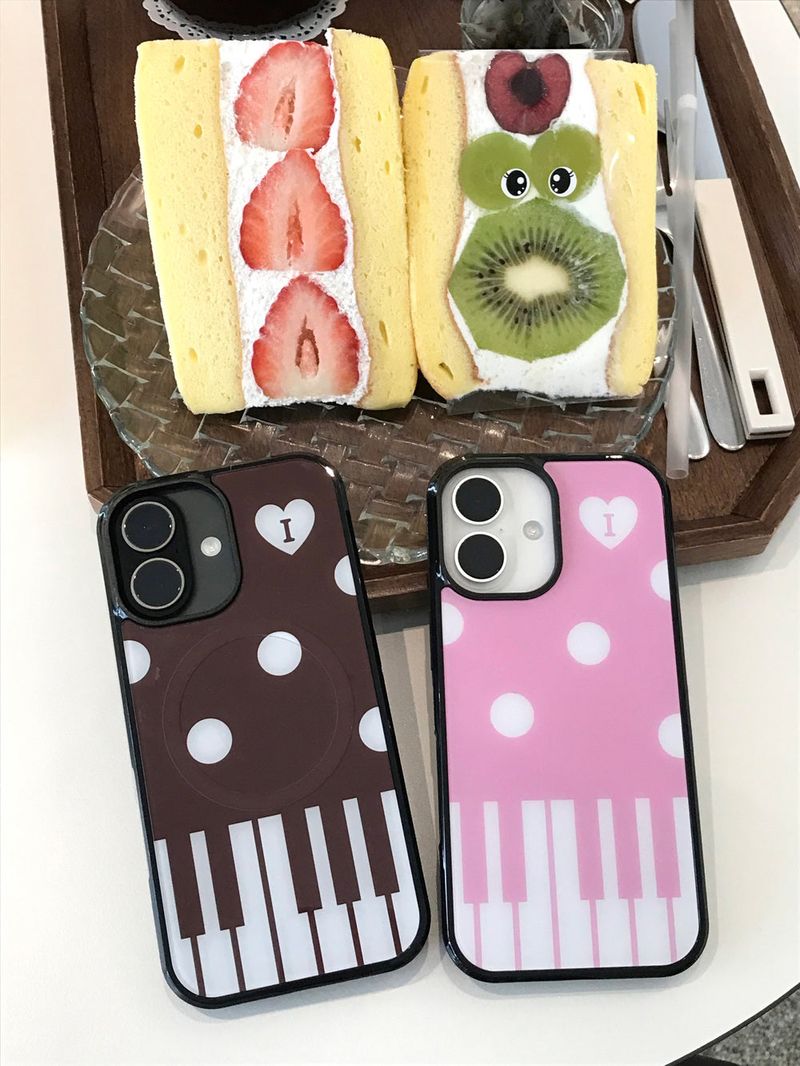 piano melody case - pink