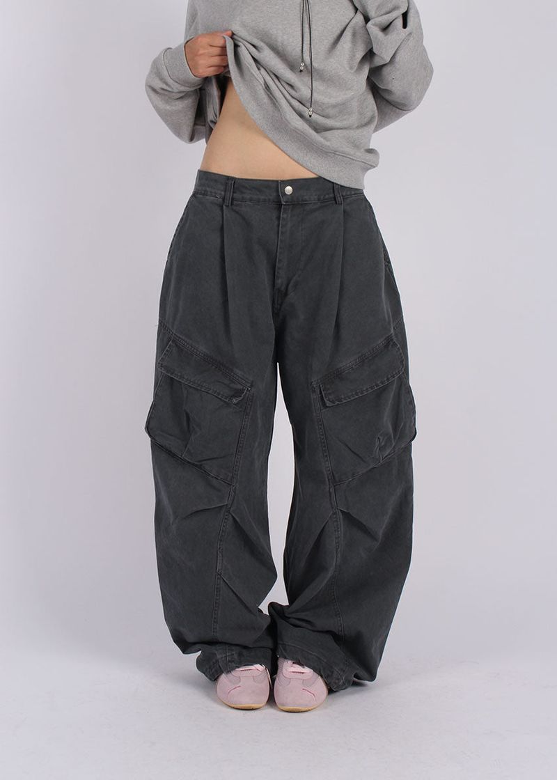 GARMENT CARGO WIDE PANTS