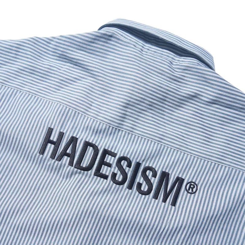 HADES ストライプドソリッドシャツ