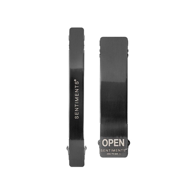 NO.372 [BLACK] HAIR OPEN PIN 2SET