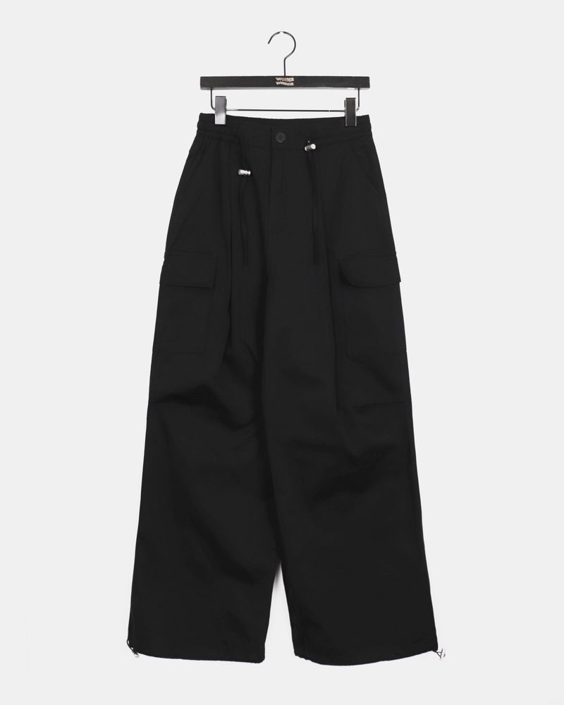 Mudeen Two-Way Wide Cotton Cargo Pants
