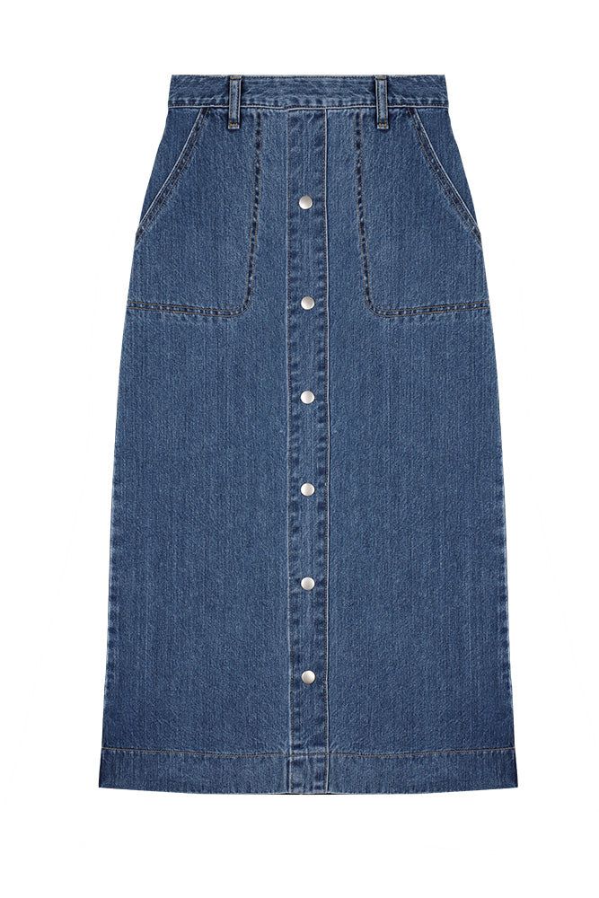 flowjeans（フロージーンズ）の「ROSA DENIM SK（Skirts）」