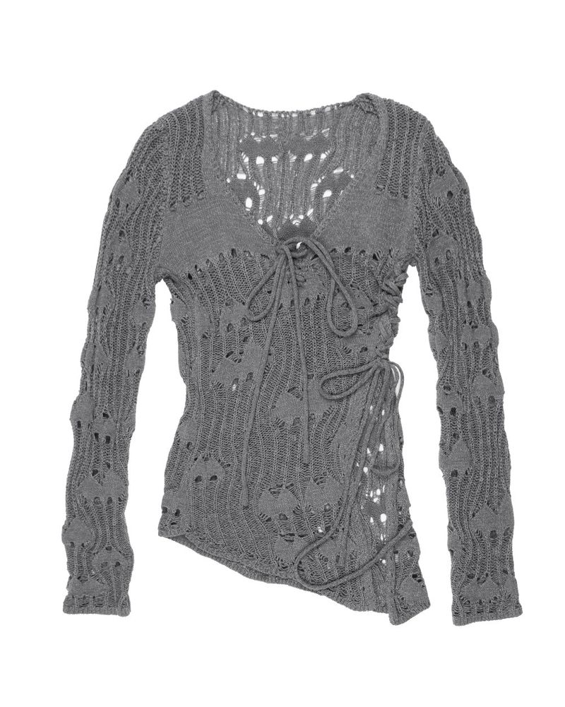  CROCHET RIBBON KNIT