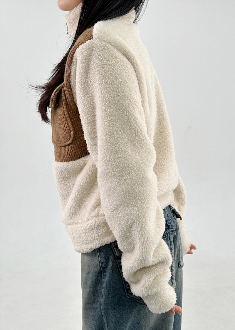 (TEDDY BOA FUR♥/2-WAY♥) - 2 COLORS