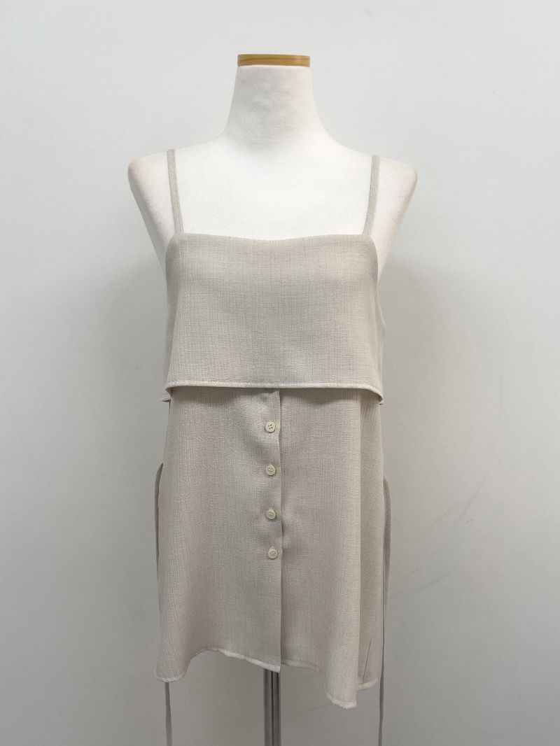 Attention Pleated Layered Bustier