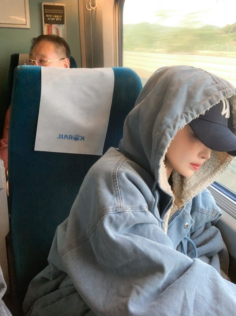Cozy Sherpa Oversized Denim Hooded Jacket