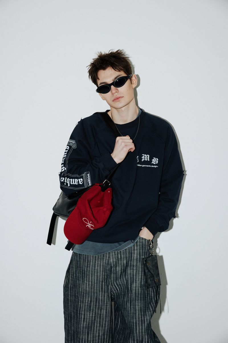 牛革ワックスウォレット (Black)