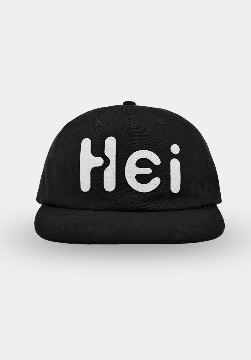 Heisan（ハイサン）の「Heiビッグロゴフェルトキャップ Black（帽子）」