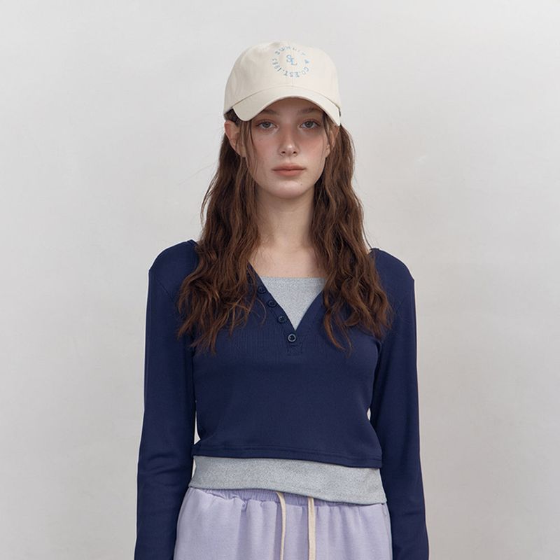 Sunlit（サンリット）の「SUNLIT LETTERING BALL CAP (IVORY)（Hats）」