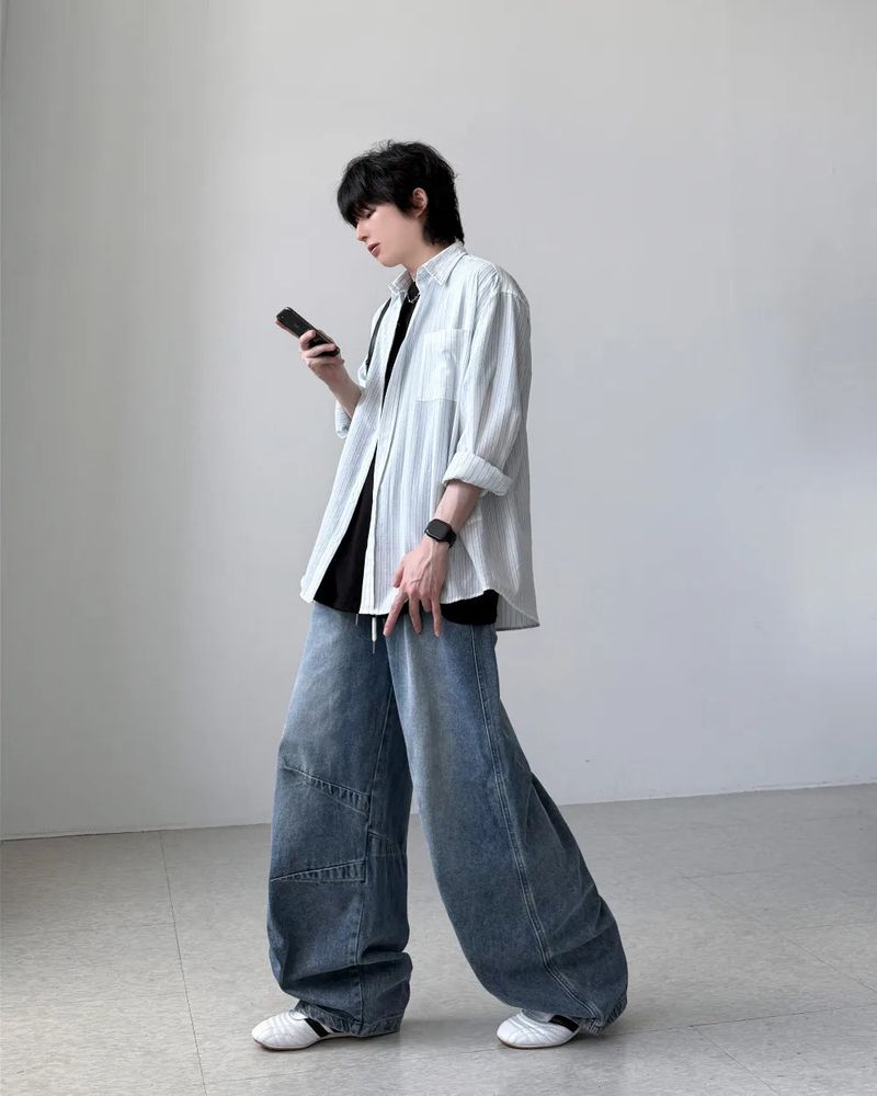 Newlan Stripe Over Shirt