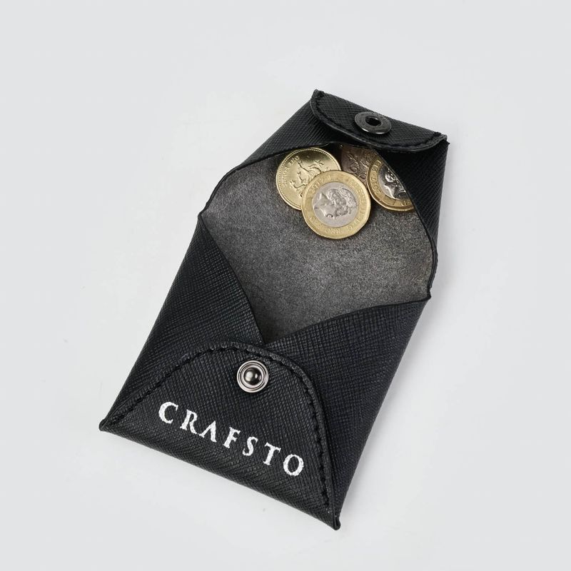 Mushroom Leather Coin Pouch