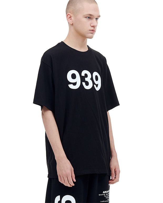 939 LOGO T-SHIRTS (BLACK)