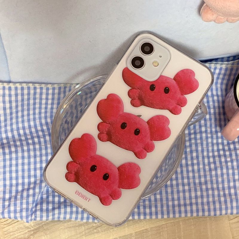 mini crab kkokko Jelly Hard phone case