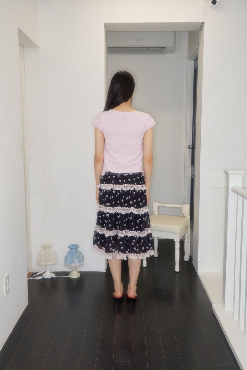 SHINING SKULL HOTFIX TOP (PINK)