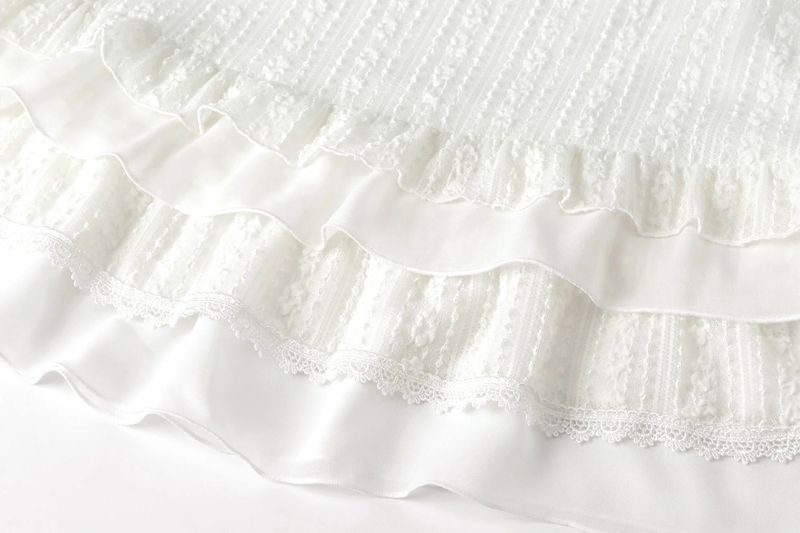 Vanilla lace skirt - ivory