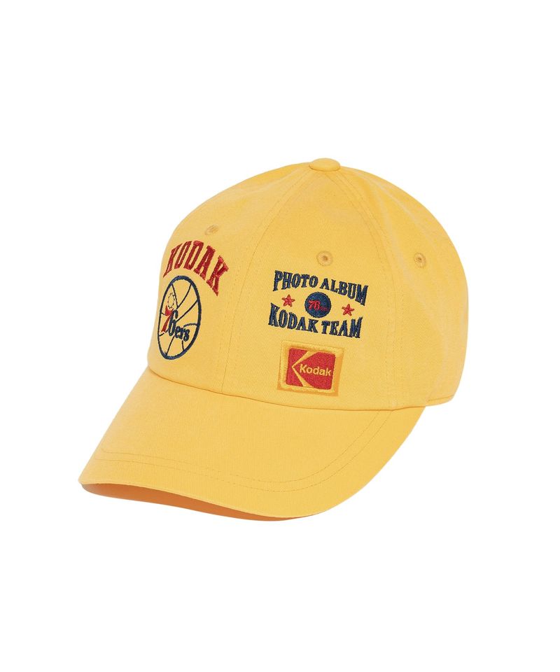 KODAK（コダック）の「EMBROIDERY POINT BALL CAP【YELLOW】（Hats）」