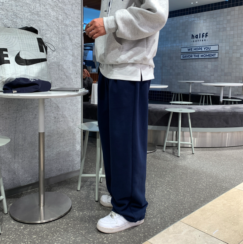  Liu Pin Tuck String Wide Banding Pants