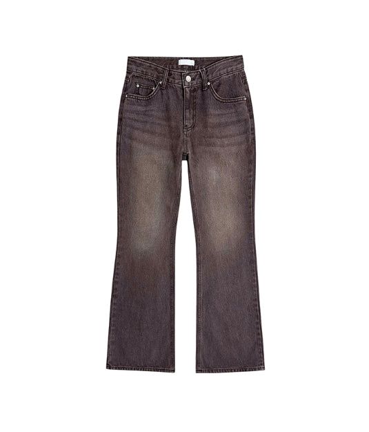 Vintage Low Semi Bootcut Denim Pants