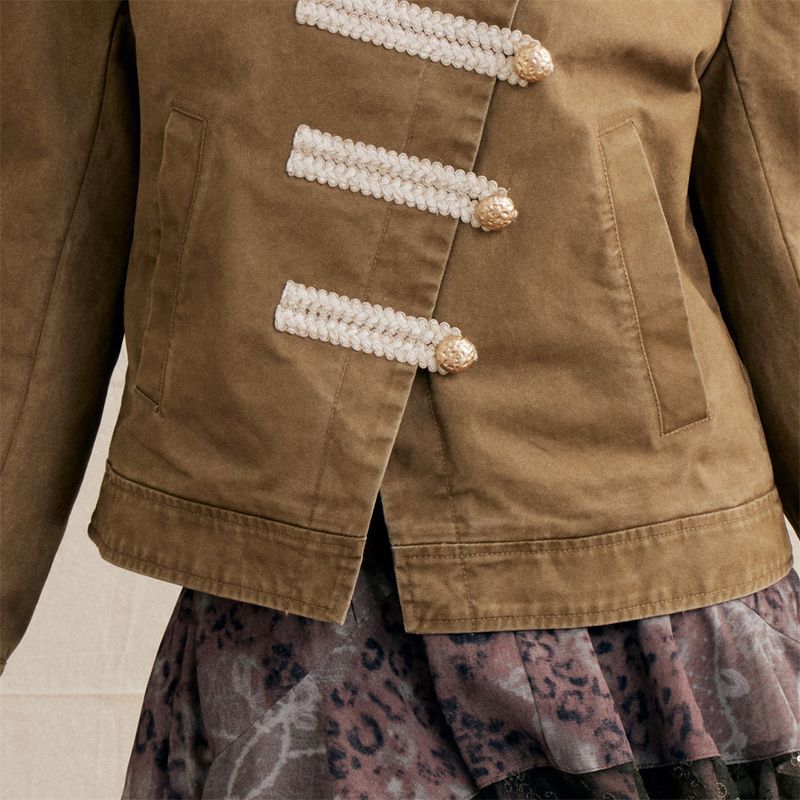 Soft Casual Belted Short Jacket