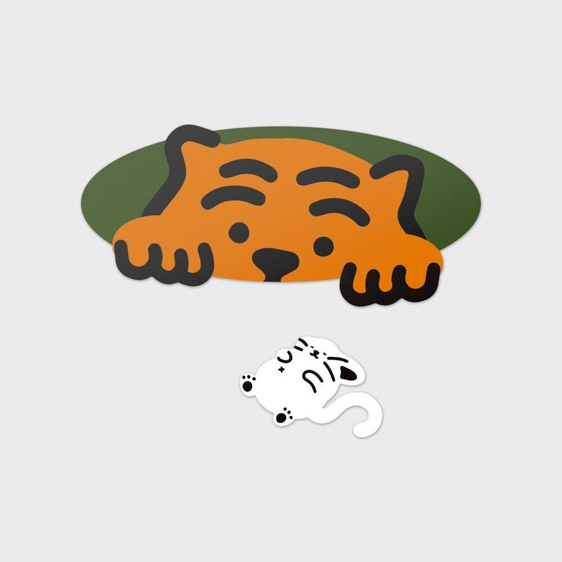 TIGER & MOUSE BIG REMOVABLE STICKER