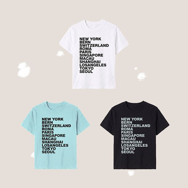 hijjoo（ハイチュー）の「Urban Slim Fit Lettering Short-Sleeved T-Shirt (3 colors)（Tops）」