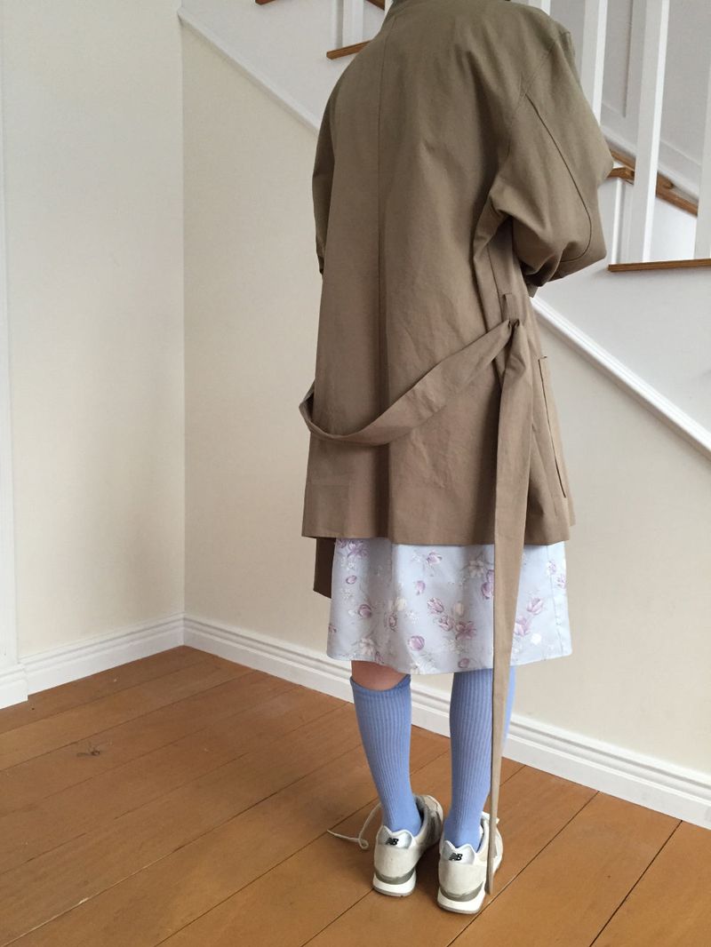 Windsor trench half coat (2color)