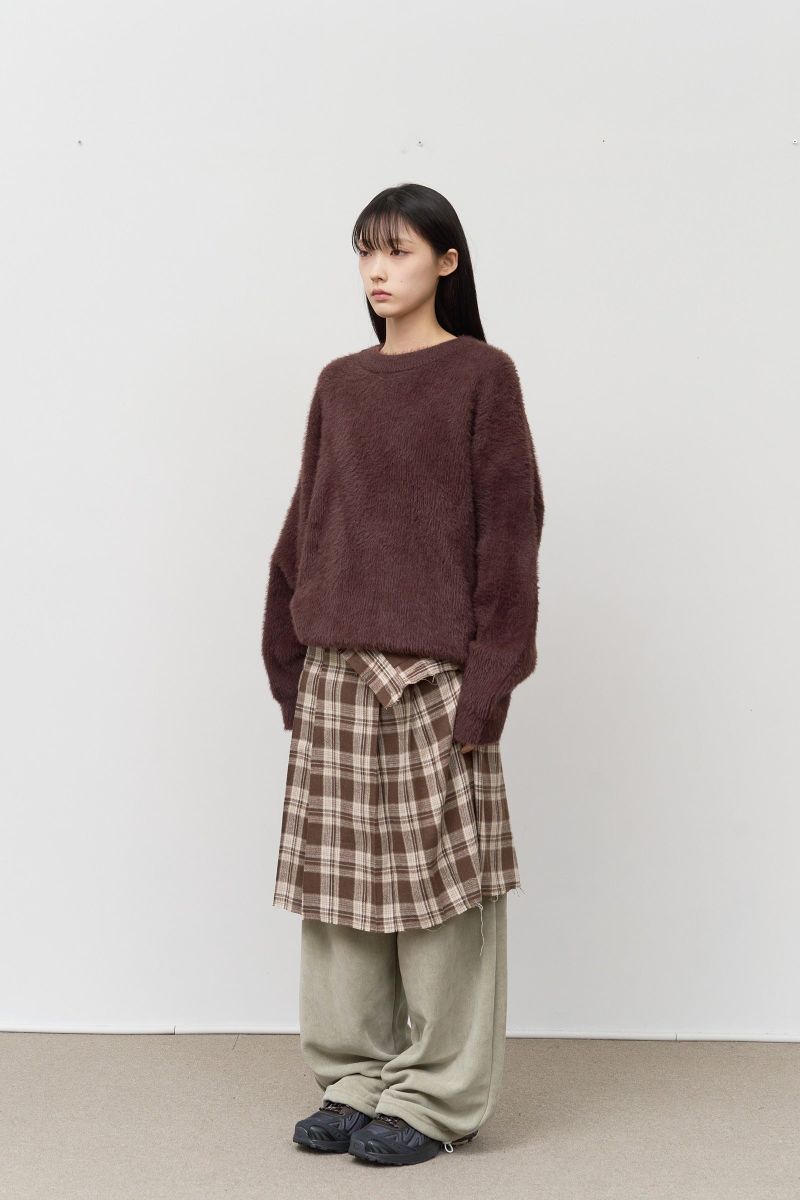 Encho Hairy Cropped Knit