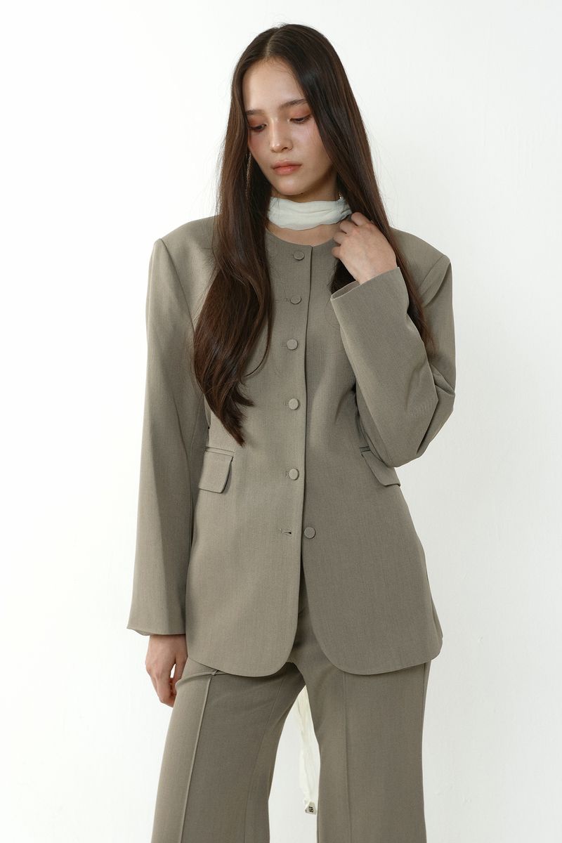 LE LINE JACKET_BEIGE