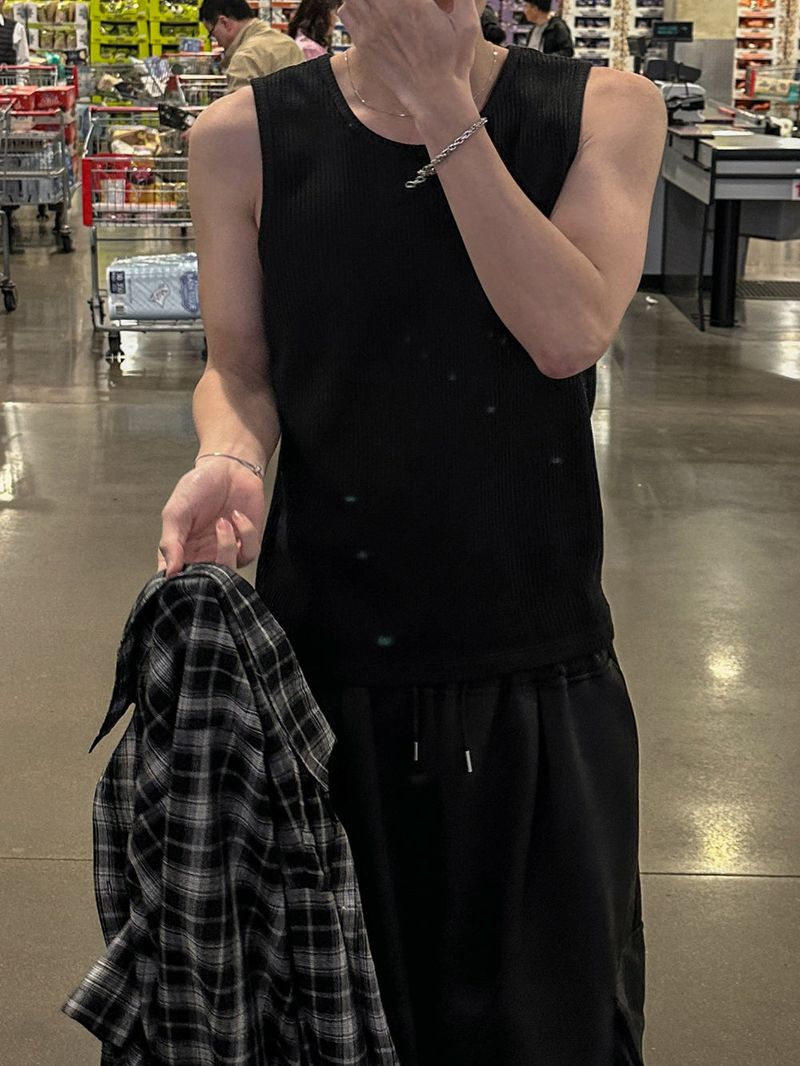 Cos waffle sleeveless