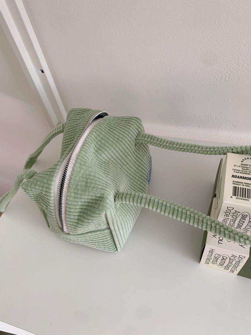 Handy pouch (corduroy avocado)