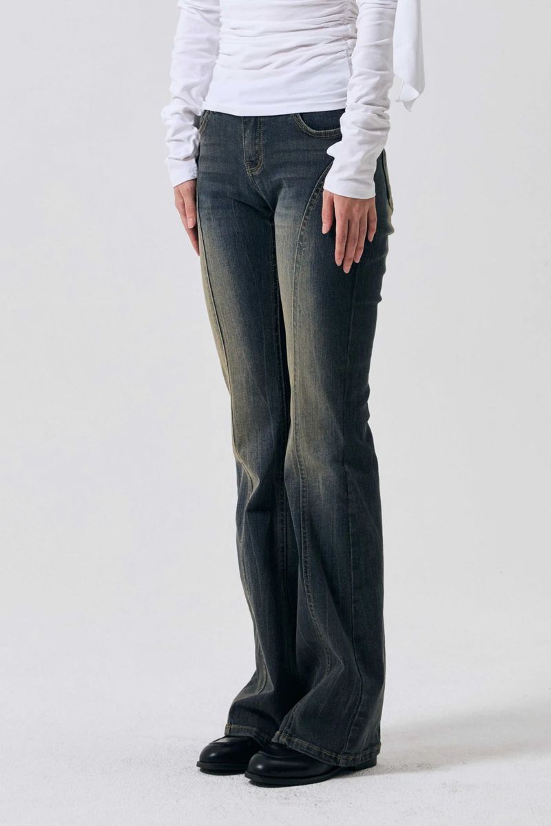 ELLA BOOTCUT DENIM PANTS / BLUE