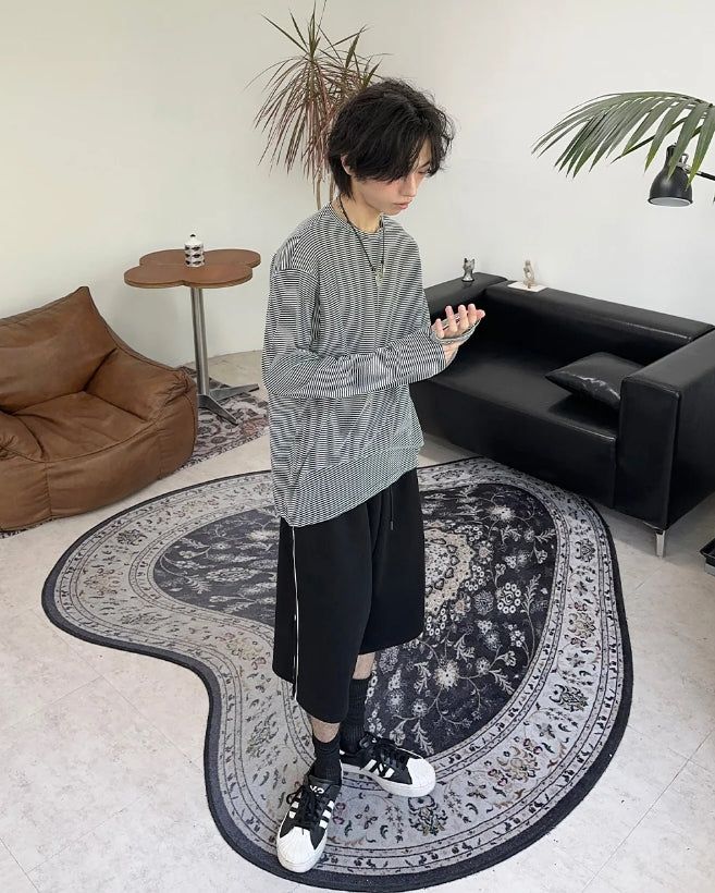 Ruen Summer Striped Long Sleeve Tee