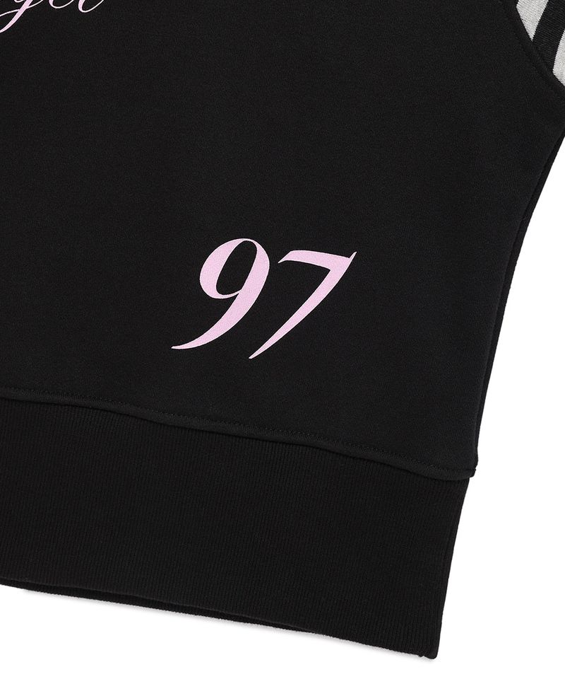 W ANGEL TWIN STAR HOODIE BLACK(CV2FFFM402A)