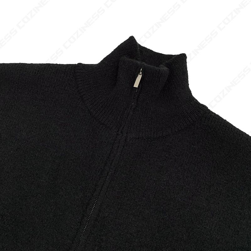 RU Two-way Wool Knit Zip-Up (3 colors)