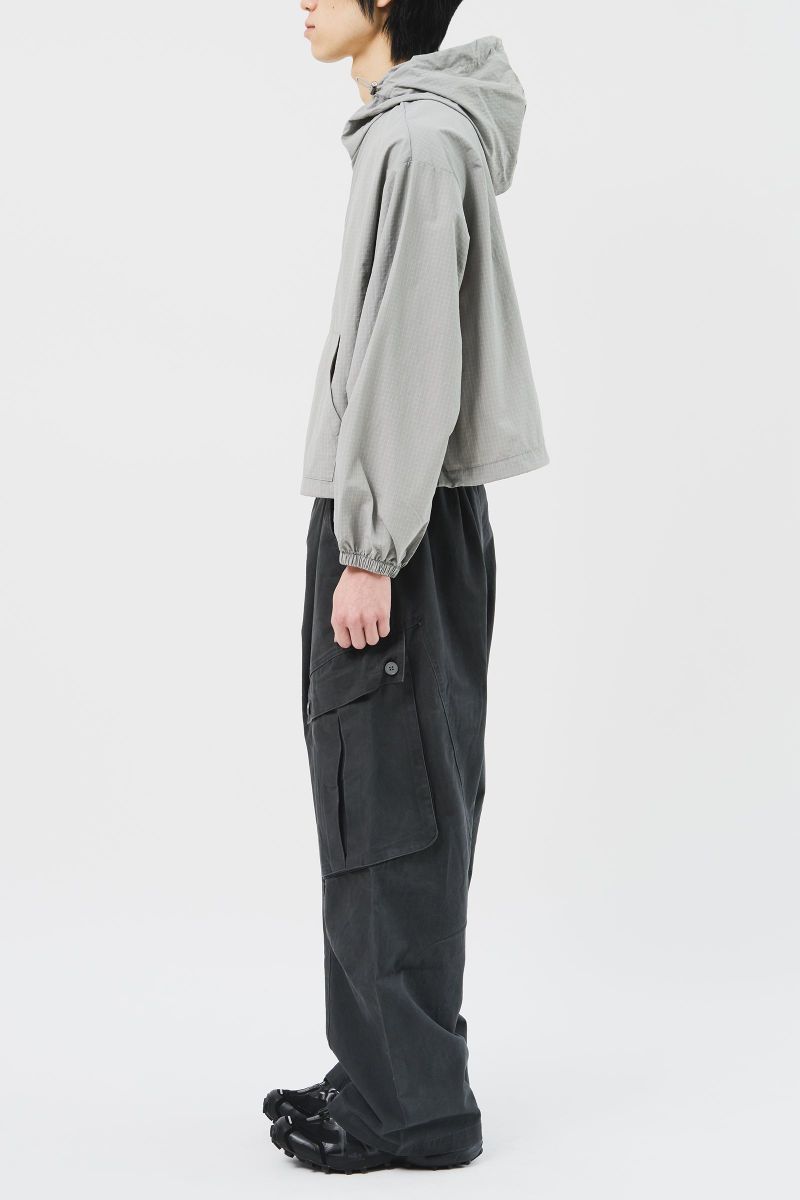 Square Cropped Hooded Jacket (5color)