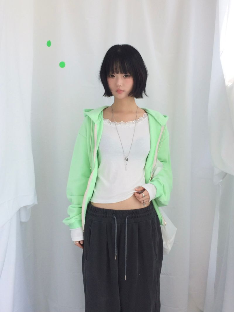 Feminine Flat Neck Long T-Shirt