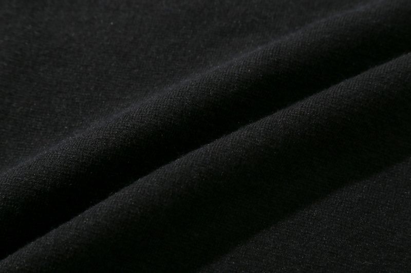 NOTCHED LAPEL KNIT BLAZER_BLACK