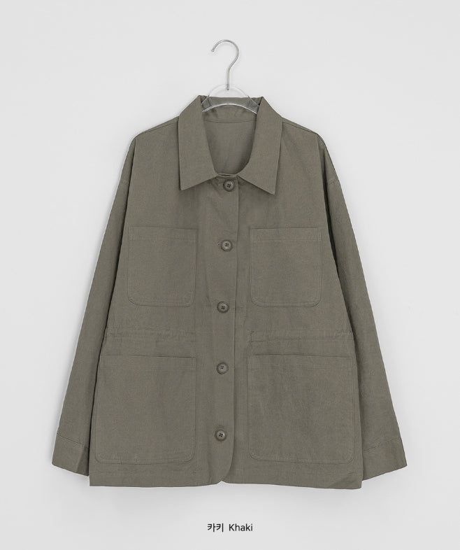 Tiol Cotton Collar Bomber Jacket